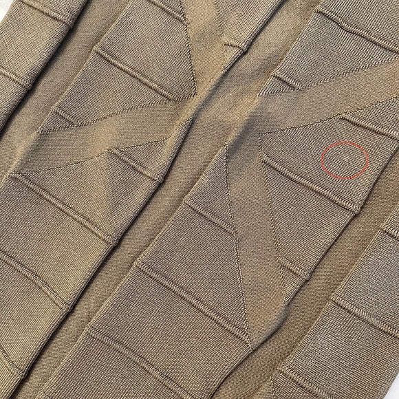 Bebe Kardashians Olive Green Bandage Bodycon Dress MEDIUM Kim Kardashian - Picture 13 of 16